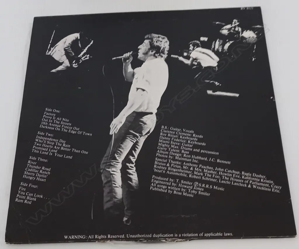 Bruce Springsteen, The Boss Hits The Badlands Tobi Smiles, (Double Album) Image 1++